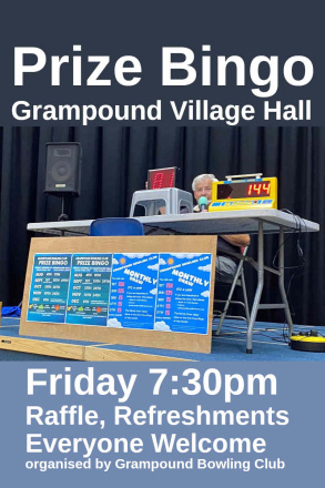 A picture of Grampound Bowling Club's Prize Bingo
