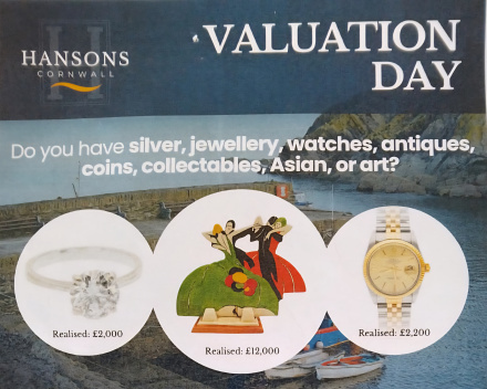 A picture of Hansons auctioneers - valuation.